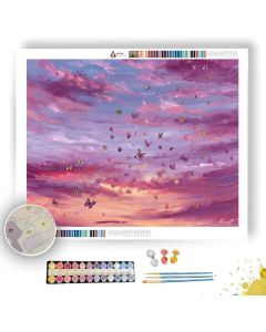 BUTTERFLY DREAM SKY - Paint by Numbers Full Kit