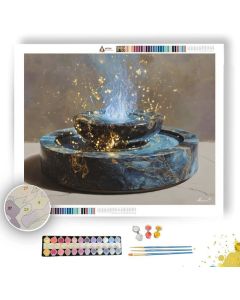 THE FOUNTAIN OF LIGHT - Paint by Numbers Full Kit