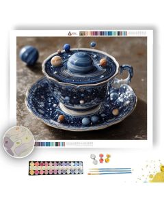 TEACUP GALAXY - Paint by Numbers Full Kit