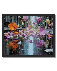 FLOWER RAIN PARADE - FRAMED