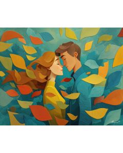 COUPLE IN COLOR WIND
