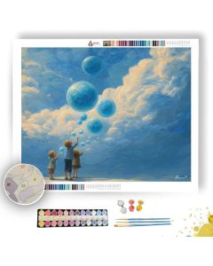 BUBBLE SKY - Paint by Numbers Full Kit