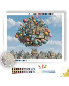 THE BALLOON CITY - Paint by Numbers Full Kit