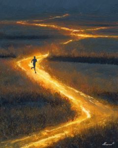 RUNNER AT DAWN