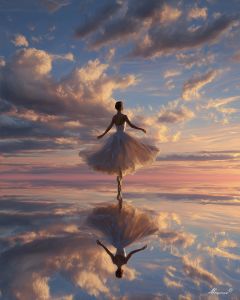 DANCER IN GOLD SKY