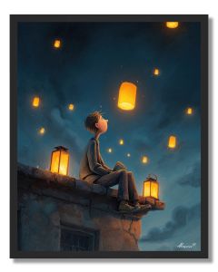 BOY LIGHTING LANTERNS - FRAMED