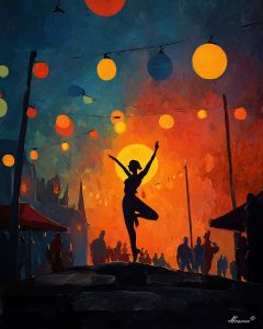 DANCER UNDER LANTERNS