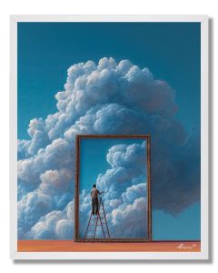 ARTIST IN COLOR CLOUDS - FRAMED