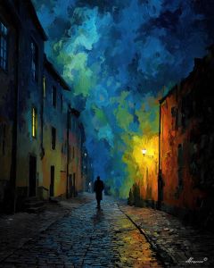WALKER AT NIGHT