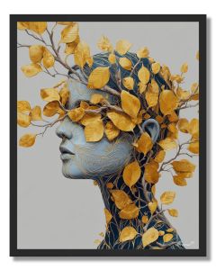 WOMAN UNDER TREE - FRAMED