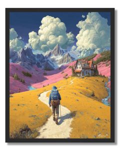 THE HIKER - FRAMED