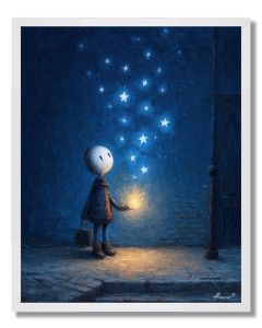 CHILD WITH STARS - FRAMED