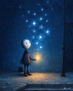 CHILD WITH STARS