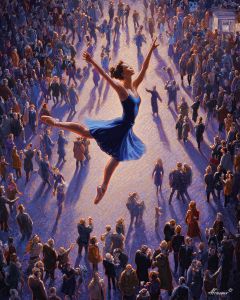 DANCER IN THE SQUARE