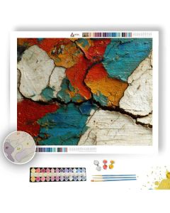 PAINT CRACKS DETAIL - Paint by Numbers Full Kit