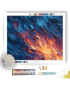 CANDLE FLAME DETAIL - Paint by Numbers Full Kit