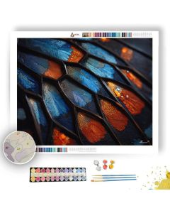 BUTTERFLY WING GEMS - Paint by Numbers Full Kit