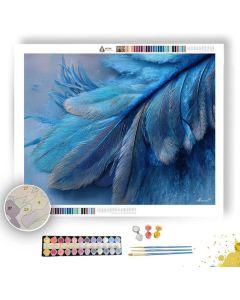 BIRD FEATHER GLOW - Paint by Numbers Full Kit