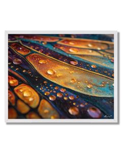 BEE WING REFRACTION - FRAMED