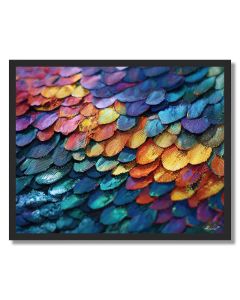 WING MOSAIC - FRAMED