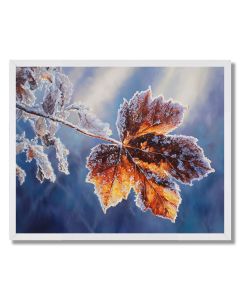 CRYSTAL LEAF LIGHT - FRAMED