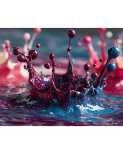 GLOWING INK DROPS