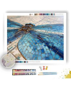 DRAGONFLY WING MAP - Paint by Numbers Full Kit