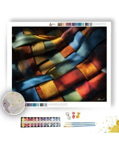 LIGHT THROUGH FABRIC - Paint by Numbers Full Kit