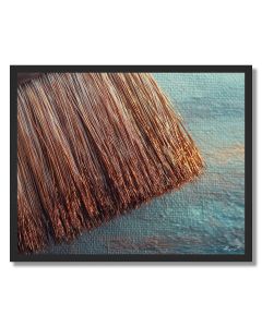 BRUSH HAIR DETAIL - FRAMED