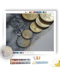 COIN SURFACE DETAIL - Paint by Numbers Full Kit