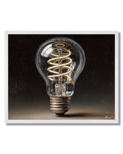 BULB FILAMENT TWIST - FRAMED