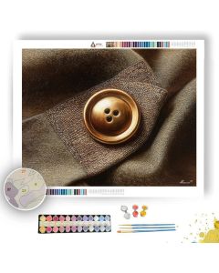 BRASS BUTTON SHINE - Paint by Numbers Full Kit