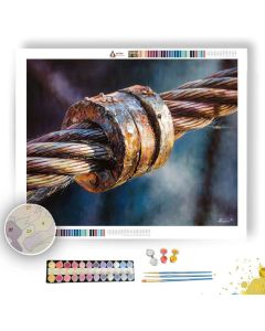 WIRE BRIDGE REFLECTION - Paint by Numbers Full Kit
