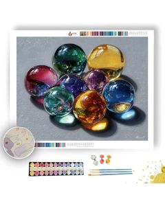 GLASS BEAD CLUSTER - Paint by Numbers Full Kit