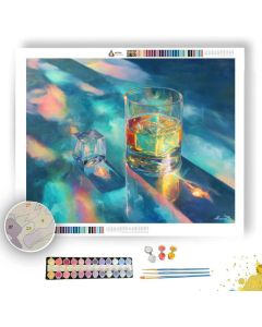 LIGHT THROUGH GLASS EDGE - Paint by Numbers Full Kit