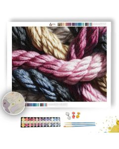COLORED THREAD LOOP - Paint by Numbers Full Kit