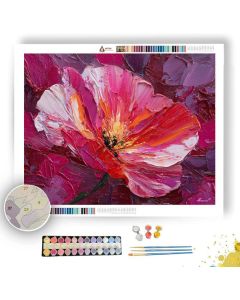 MAGENTA BLOOM - Paint by Numbers Full Kit