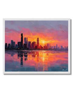 URBAN SUNSET - FRAMED
