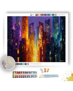 CHROMATIC CITY - Paint by Numbers Full Kit
