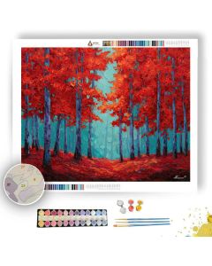 CRIMSON WOODS - Paint by Numbers Full Kit