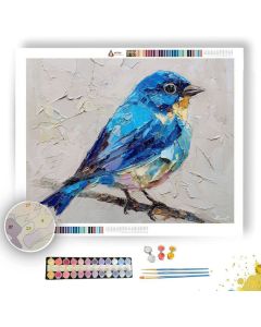 BLUE BIRD SONG - Paint by Numbers Full Kit