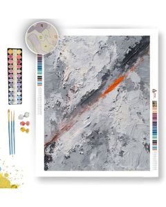 WHITE SILENCE B&W - Paint by Numbers Full Kit