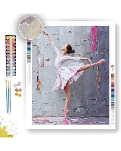 BALLET LIGHT B&W - Paint by Numbers Full Kit