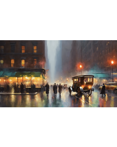 A BUSTLING 1920 NEW YORK CITY STREET 