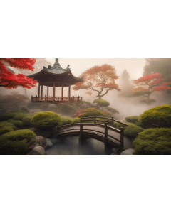 JAPANESE TEA GARDEN AT DAWN