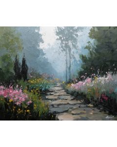 MISTY GARDEN PATH