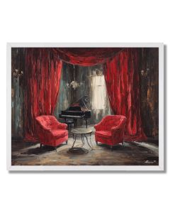 RED SALON - FRAMED
