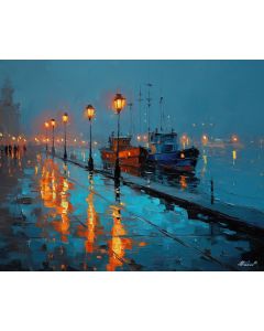 RAIN ON THE PIER