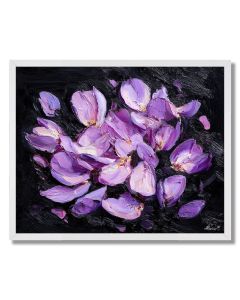 PURPLE BLOSSOM - FRAMED