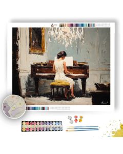 PIANO ROOM - Paint by Numbers Full Kit